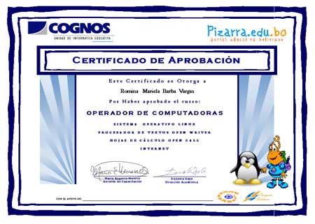 certificado